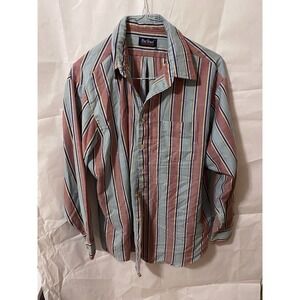 Par Four Button Up Stripped Shirt XL